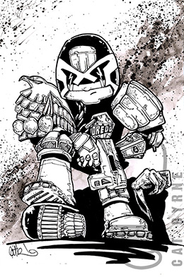 Judge Dredd - by Cat Byrne